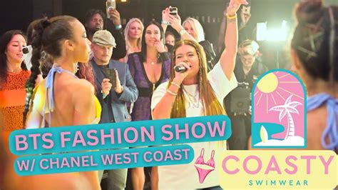 BTS Chanel West Coast LIVE at Coasty Swim Fashion Show.